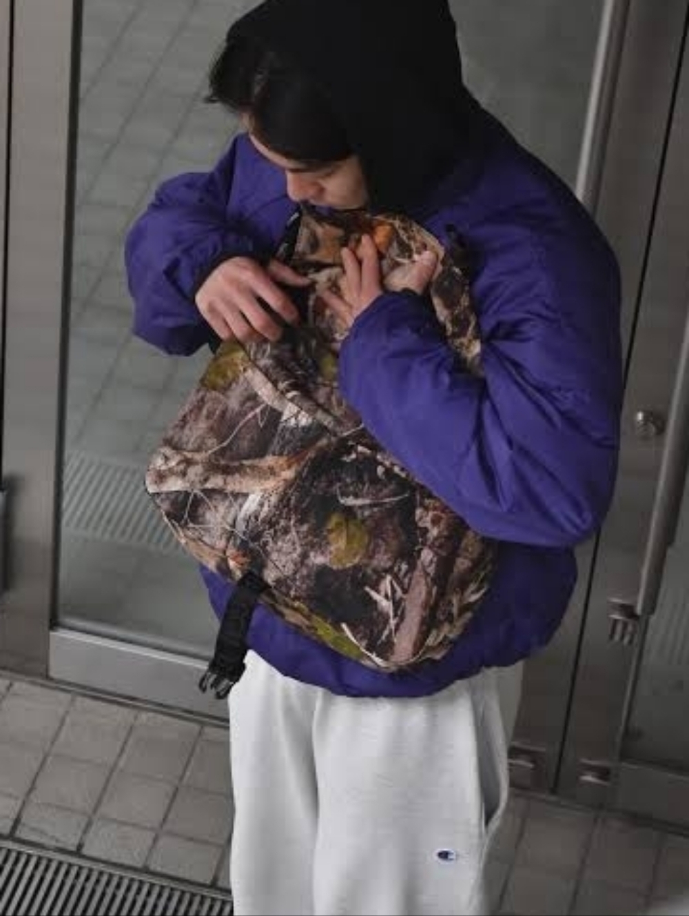 BAGGU Messenger Bag Photo Forest - Picture 2 of 14